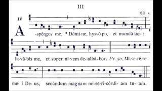 Asperges Me II  Gregorian Chant III [upl. by Bennie]