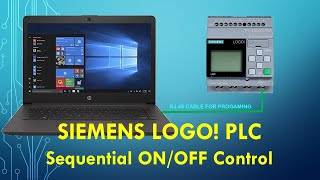 SIEMENS LOGO PLC Sequential ONOFF Control [upl. by Adriano]