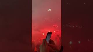 Celtic fans fireworks vs Aberdeen scotland shorts footballpassion [upl. by Anole705]