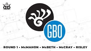 Glass Blown Open 2019  MPO Round 1 LIVE  McBeth  McMahon  McCray  Risley [upl. by Jesselyn]