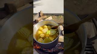 Sancocho Colombiano a la leña con toque Mexicano food colombia [upl. by Raasch67]