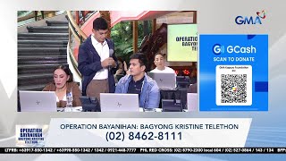 Tom Rodriguez nakiisa sa GMA Operation Bayanihan Bagyong Kristine Telethon  GMA Integrated News [upl. by Sanson593]