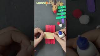 Creative DIY Christmas Ornaments  Popsicle Stick Christmas Tree amp Santa Clause Making  Craft Ideas [upl. by Oned468]