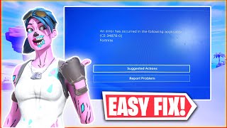 How to Fix quotAn error has occurred in the following applicationCE348780quot in Fortnite Chapter 3 [upl. by Hadnama191]