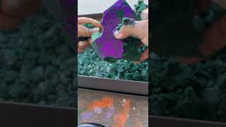 Soapy Floral Foam ASMR 💜💚 relax floralfoamsound oddlysatisfying asmr asmrsounds florafoam [upl. by Ayo999]