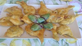 ALCACHOFAS FRITAS EN TEMPURA  Recetas de Cocina [upl. by Billy]