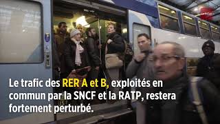 Grève  un réveillon compliqué dans les transports [upl. by Lrae979]