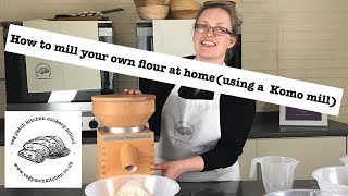 How to mill your own flour at home using a Komo mill [upl. by Novla330]