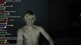 xQc Takes His Shirt Off At The End Of His Stream [upl. by Erbma399]