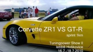 Chevrolet Corvette ZR1 vs Nissan GTR [upl. by Yerd137]