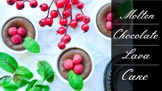 Easy Molten Chocolate Lava Cake [upl. by Aicia]