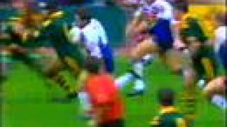 Jonathan Davies Try GB vs Australia 1994 Wembley [upl. by Kirred191]