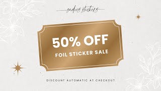 NEW RELEASES amp 50 OFF FOIL SALE • 0723 [upl. by Enninaej812]