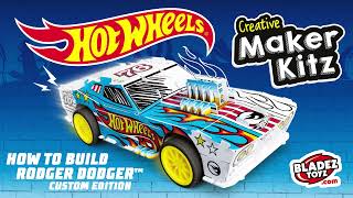 Hot Wheels Maker Kitz  Custom Rodger Dodger™ Assembly Video [upl. by Aixela]