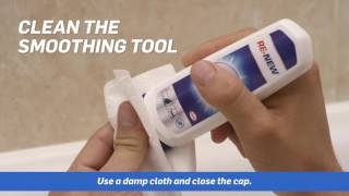 HowTo RENEW Your Bathroom Sealant with UniBond  BampM Stores [upl. by Leeth]