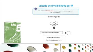 Critério de Divisibilidade por 5 1206 [upl. by Yetah727]