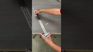 Arc half arc edge angle measurement scribing ruler carpentry good helper [upl. by Knowle]