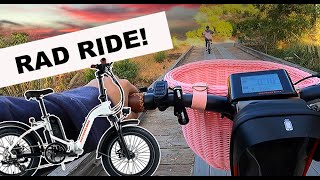 How to ride the RAD Mini StepThru electric bike on different terrains [upl. by Nadya159]