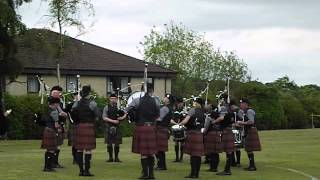 Strathmore Pipe Band at Markinch Highland Games 2014 [upl. by Montana132]