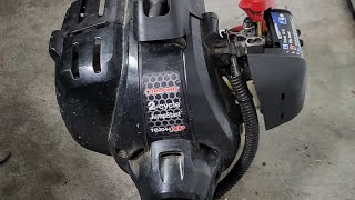 Troy Bilt 2 cycle Jumpstart TB2044XP gets a service [upl. by Ecyob515]