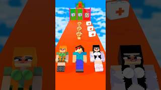 NEW Epic ROMANTIC Punch RUN Challenge  HEROBRINE vs FAKE SADAKO and ALEX [upl. by Glenden]