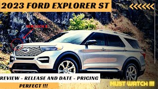 2023 Ford Explorer ST 060  Specs  Price  Interior amp Exterior [upl. by Nosecyrb443]