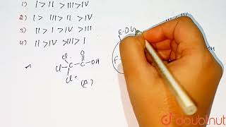 The correct order of decreasing acid strength of trichloroacetic acid A trifluoroacetic acid [upl. by Nitas27]