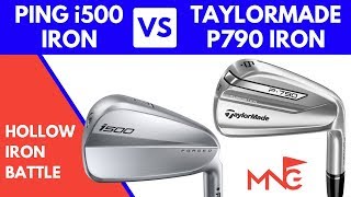 Ping i500 Iron VS TaylorMade P790 Iron  Hollow Iron Battle [upl. by Ylellan199]