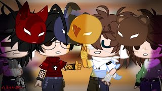 Afton Family react to Fnaf 4 tormentors  GC [upl. by Kessiah]