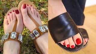 Fascinating and glamorous toe nail colors designs ideasBright toe pedicure nails for women of 2024 [upl. by Buckingham]