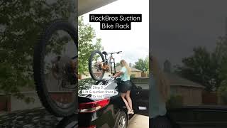 RockBros Suction Bike Rack bikelover mtblife mtb womenempowerment bikerack diy rockbrosbike2266 [upl. by Magan]