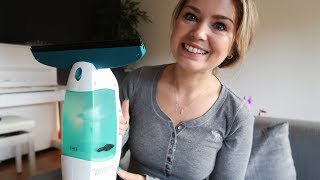 🏠💦Schoonmaakroutine  Leifheit Dry amp Clean Vacuum Raamwisser💦💦 [upl. by Jard]