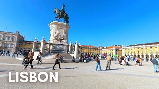 Autumn Day Riverside Walk in Lisbon PORTUGAL 🇵🇹 [upl. by Seravart]