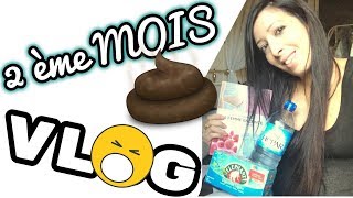 Vlog grossesse 2 EME MOIS🍼👶🏽 le début des tracas 💩 [upl. by Leidgam]