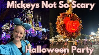 MICKEYS NOT SO SCARY HALLOWEEN PARTY VLOG  MNSSHP 2023 Rides Snacks and Shows [upl. by Giarg]