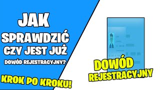 Jak sprawdzić czy dowód rejestracyjny jest gotowy Krok po kroku Czy dowód jest do odbioru [upl. by Aruasor]