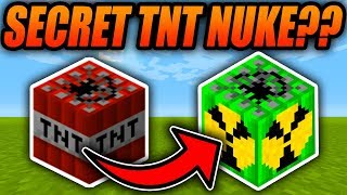 HOW TO GET A SECRET TNT NUKE IN MINECRAFT  Minecraft Console Edition Secret TNT [upl. by Naitsyrk]