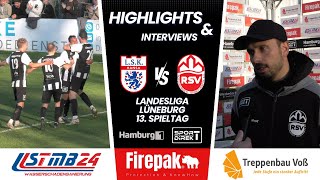 Lüneburger SK  Rotenburger SV Landesliga Lüneburg 13 Spieltag [upl. by Carey]