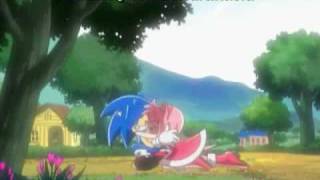 SonAmy scene in Sonic X Episode 52 Japanese dub [upl. by Ynar]