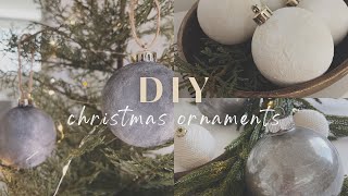 DIY Christmas Ornaments  Budget Friendly amp Easy  Aesthetic Ornaments [upl. by Sixla]