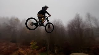 Into the mist at BikePark Wales [upl. by Moshe]