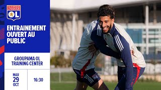 Entraînement ouvert au public du mardi 29 octobre  Olympique Lyonnais [upl. by Cesaro791]