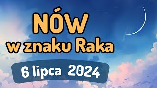 NÓW KSIĘŻYCA W ZNAKU RAKA 🌑6 lipca 2024🌑 prognoza Tarota  wszystkie znaki zodiaku [upl. by Smaj]