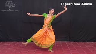 Theermana Adavu  Tha Hatha jam thari adavu  Bharatanatayam  Basic lessons  KSN [upl. by Onej]