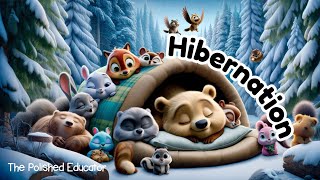 Hibernation  Science for Kids  Preschool Theme  Winter Arctic Animals  Bears  Groundhog  PreK [upl. by Quitt]