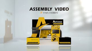 Getting Start Aluminum Exhibition Booth Full Build Video [upl. by Revlis]