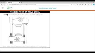 Tension test for Ductile material using extensometer on Universal Testing Machine  Solid Mechanics [upl. by Eynenihc]