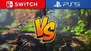 Biomutant  Graphics Comparison Switch vs PS5 [upl. by Dolhenty524]