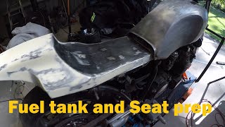 Yamaha XJ650 Part 12 Fuel tank and Seat prep [upl. by Melc]