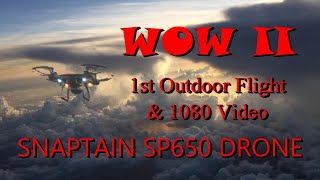 Snaptain SP650 Drone Review 2 [upl. by Ecille]